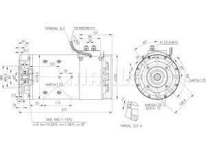 MAHLE ORIGINAL MM 344 elektrovariklis