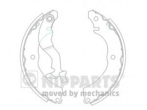 NIPPARTS J3505038 stabdžių trinkelių komplektas 
 Techninės priežiūros dalys -> Papildomas remontas
MR449086, MR449087, MR449088, MR485499