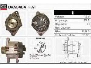 DELCO REMY DRA3404 kintamosios srovės generatorius 
 Elektros įranga -> Kint. sr. generatorius/dalys -> Kintamosios srovės generatorius
46 413 021, 71721186