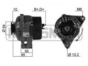 ERA 210242 kintamosios srovės generatorius 
 Elektros įranga -> Kint. sr. generatorius/dalys -> Kintamosios srovės generatorius
5705 4G, 5705 E1, 5705 F9, 5705 X9
