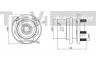 TREVI AUTOMOTIVE WB1173 rato guolio komplektas 
 Ašies montavimas/vairavimo mechanizmas/ratai -> Rato stebulė/montavimas -> Rato guolis