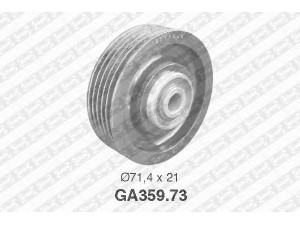 SNR GA359.73 kreipiantysis skriemulys, V formos rumbuotas diržas 
 Diržinė pavara -> V formos rumbuotas diržas/komplektas -> Laisvasis/kreipiamasis skriemulys
1281-39, 96076190, 1281-18, 1281-39