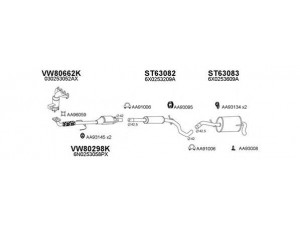 VENEPORTE 800431 išmetimo sistema 
 Išmetimo sistema -> Išmetimo sistema, visa