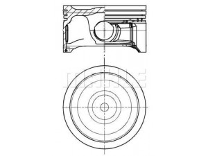 MAHLE ORIGINAL S14925 stūmoklis 
 Variklis -> Cilindrai/stūmokliai