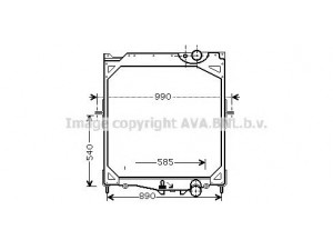 AVA QUALITY COOLING VL2041 radiatorius, variklio aušinimas 
 Aušinimo sistema -> Radiatorius/alyvos aušintuvas -> Radiatorius/dalys
0536914, 20482259, 20536914, 20536915