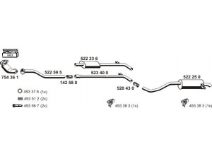 ERNST 100217 išmetimo sistema 
 Išmetimo sistema -> Išmetimo sistema, visa