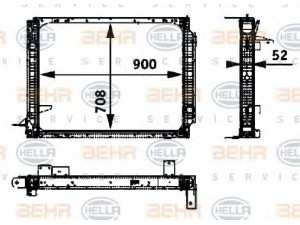 HELLA 8MK 376 722-391 radiatorius, variklio aušinimas
5006009384