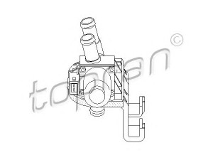 TOPRAN 302 792 valdymo vožtuvas, aušinimo skystis 
 Šildymas / vėdinimas -> Vožtuvai/valdymas
1 047 752, 1 085 638, 1 451 981