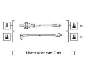MAGNETI MARELLI 941318111011 uždegimo laido komplektas 
 Kibirkšties / kaitinamasis uždegimas -> Uždegimo laidai/jungtys
