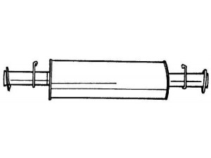 AKS DASIS SG32405 vidurinis duslintuvas