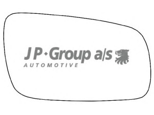 JP GROUP 1189300880 veidrodėlio stiklas, išorinis veidrodėlis 
 Kėbulas -> Keleivių kabina -> Veidrodėlis
1U1857522H