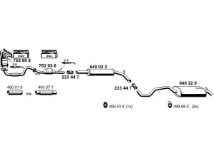 ERNST 060254 išmetimo sistema 
 Išmetimo sistema -> Išmetimo sistema, visa