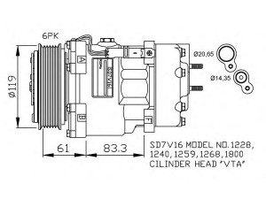 NRF 32198G kompresorius, oro kondicionierius 
 Oro kondicionavimas -> Kompresorius/dalys
6453CR, 6453JN, 6453JQ, 6453LQ
