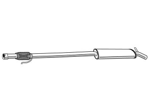 WALKER 23297 vidurinis duslintuvas 
 Išmetimo sistema -> Duslintuvas
46779940, 46779942