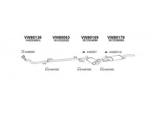 VENEPORTE 800146 išmetimo sistema 
 Išmetimo sistema -> Išmetimo sistema, visa