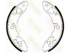 Brake ENGINEERING SH2028 stabdžių trinkelių komplektas 
 Techninės priežiūros dalys -> Papildomas remontas
18G8647, 18G8682, 90834AF, GBS101