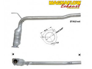 MAGNAFLOW 78816D katalizatoriaus keitiklis 
 Išmetimo sistema -> Katalizatoriaus keitiklis
074131701GX