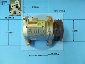 AUTO AIR GLOUCESTER 14-0120 kompresorius, oro kondicionierius 
 Oro kondicionavimas -> Kompresorius/dalys