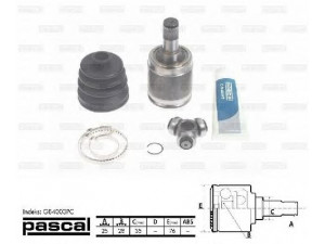 PASCAL G84003PC jungčių komplektas, kardaninis velenas 
 Ratų pavara -> Sujungimai/komplektas
44310-S04-300