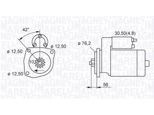 MAGNETI MARELLI 063521214080 starteris 
 Elektros įranga -> Starterio sistema -> Starteris
02Z911023E, 02Z911023EX