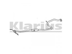 KLARIUS 260240 vidurinis duslintuvas 
 Išmetimo sistema -> Duslintuvas
B30640600A