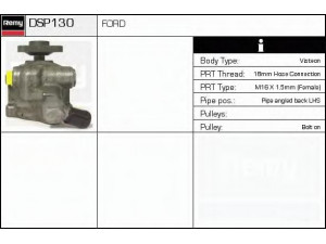 DELCO REMY DSP130 hidraulinis siurblys, vairo sistema 
 Vairavimas -> Vairo pavara/siurblys
F5RC 3A674 GA