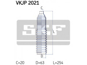 SKF VKJP 2021 gofruotoji membrana, vairavimas 
 Vairavimas -> Gofruotoji membrana/sandarinimai
4D0 419 831 K, 782 004 07 01, 8D0 419 831 J