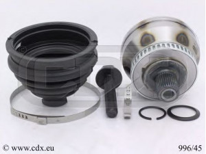 CDX 996/45 jungčių komplektas, kardaninis velenas 
 Ratų pavara -> Sujungimai/komplektas
3B0498099B, 3B0498099C