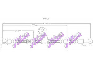 Brovex-Nelson H4900 stabdžių žarnelė 
 Stabdžių sistema -> Stabdžių žarnelės
01465SR3N02, 01465SR3NO2, 46411SR3003