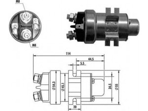 MAGNETI MARELLI 940113050019 solenoidinis jungiklis, starteris