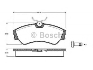 BOSCH 0 986 TB2 667 stabdžių trinkelių rinkinys, diskinis stabdys 
 Techninės priežiūros dalys -> Papildomas remontas
701 615 151, 701 698 151, 701 698 151 C