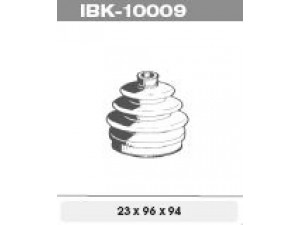 IPS Parts IBK-10009 gofruotoji membrana, kardaninis velenas 
 Ratų pavara -> Gofruotoji membrana
44333-SM1-A02, 44333-SM4-003, 44333-SM4-013