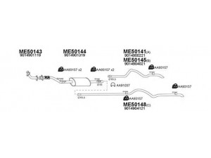 VENEPORTE 500176 išmetimo sistema 
 Išmetimo sistema -> Išmetimo sistema, visa