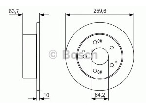 BOSCH 0 986 479 V39 stabdžių diskas 
 Dviratė transporto priemonės -> Stabdžių sistema -> Stabdžių diskai / priedai
42510-S1A-E20