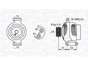 MAGNETI MARELLI 063377028010 kintamosios srovės generatorius 
 Elektros įranga -> Kint. sr. generatorius/dalys -> Kintamosios srovės generatorius
51829383, 51854912