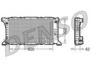 DENSO DRM10091 radiatorius, variklio aušinimas 
 Aušinimo sistema -> Radiatorius/alyvos aušintuvas -> Radiatorius/dalys
86VB8005EA