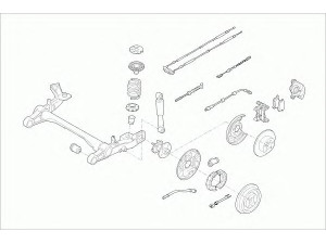 SACHS OPEL-ASTRA-RS021 vairavimo mechanizmas; rato pakaba 
 Ašies montavimas/vairavimo mechanizmas/ratai -> Prekių paieška pagal schemą