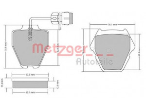 METZGER 1170364 stabdžių trinkelių rinkinys, diskinis stabdys 
 Techninės priežiūros dalys -> Papildomas remontas
4D0 698 151, 4D0 698 151K, 4D0 698 151M