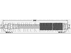 BORG & BECK BBH6716 stabdžių žarnelė 
 Stabdžių sistema -> Stabdžių žarnelės
7091549, 95GB2078AA