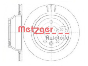 METZGER 61160.10 stabdžių diskas 
 Stabdžių sistema -> Diskinis stabdys -> Stabdžių diskas
7L6 615 601E, 7L6 615 601G