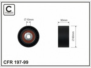 CAFFARO 197-99 kreipiantysis skriemulys, V formos rumbuotas diržas 
 Diržinė pavara -> V formos rumbuotas diržas/komplektas -> Laisvasis/kreipiamasis skriemulys
5751.88, 1229537, 82007-25951, 44 52 226