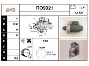 SNRA RO9021 starteris