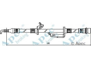 APEC braking HOS4127 stabdžių žarnelė 
 Stabdžių sistema -> Stabdžių žarnelės
9094702F49