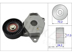 AUTEX 654811 įtempiklio svirtis, V formos rumbuotas diržas 
 Diržinė pavara -> V formos rumbuotas diržas/komplektas -> Įtempiklis
16620-47010, 16620-47010