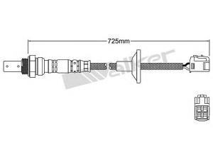 WALKER PRODUCTS 250-54094 lambda jutiklis 
 Išmetimo sistema -> Lambda jutiklis
8946720040