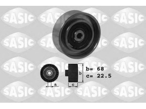 SASIC 1624025 kreipiantysis skriemulys, V formos rumbuotas diržas 
 Diržinė pavara -> V formos rumbuotas diržas/komplektas -> Laisvasis/kreipiamasis skriemulys
7700854373