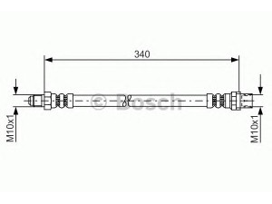 BOSCH 1 987 481 080 stabdžių žarnelė 
 Stabdžių sistema -> Stabdžių žarnelės
129 428 10 35, A 129 428 10 35