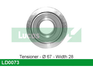 LUCAS ENGINE DRIVE LD0073 įtempiklio skriemulys, paskirstymo diržas
4443703