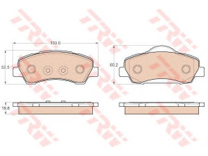 TRW GDB1992 stabdžių trinkelių rinkinys, diskinis stabdys 
 Techninės priežiūros dalys -> Papildomas remontas
1608691380, 1610699280, 1608691380