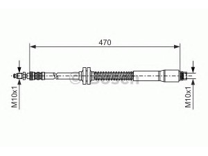 BOSCH 1 987 476 951 stabdžių žarnelė 
 Stabdžių sistema -> Stabdžių žarnelės
4806 82, 1479197080, 1486594080